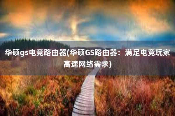 华硕gs电竞路由器(华硕GS路由器：满足电竞玩家高速网络需求)