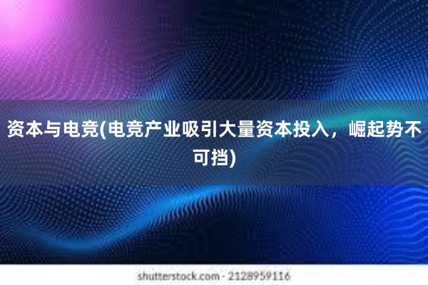 资本与电竞(电竞产业吸引大量资本投入，崛起势不可挡)