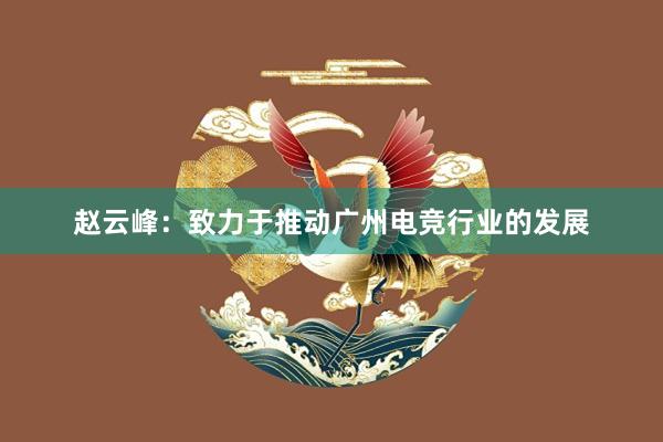 赵云峰：致力于推动广州电竞行业的发展